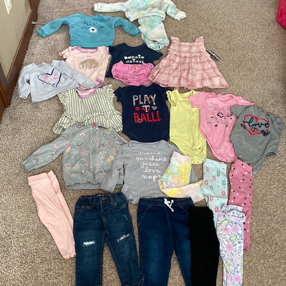 Bottoms 18 Months Baby Girl Clothes 23 Items Poshmark